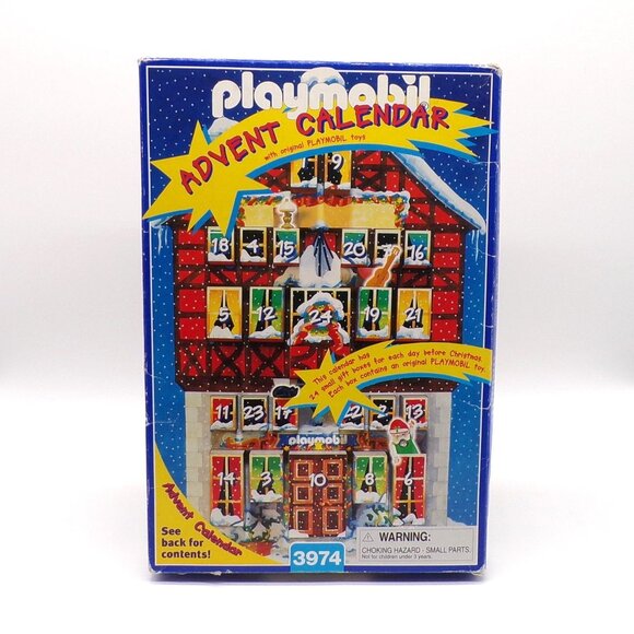 Playmobil Christmas Advent Calendar 3974 Holiday Countdown 1997 Complete READ - Picture 2 of 16